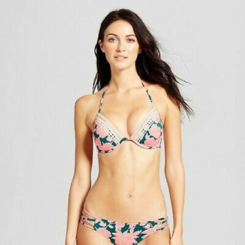Shade and Shore Floral Print Bikini Set